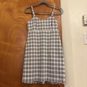 Hollister Stretch Plaid Mini Dress